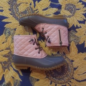Pink Nautica Snow Boots